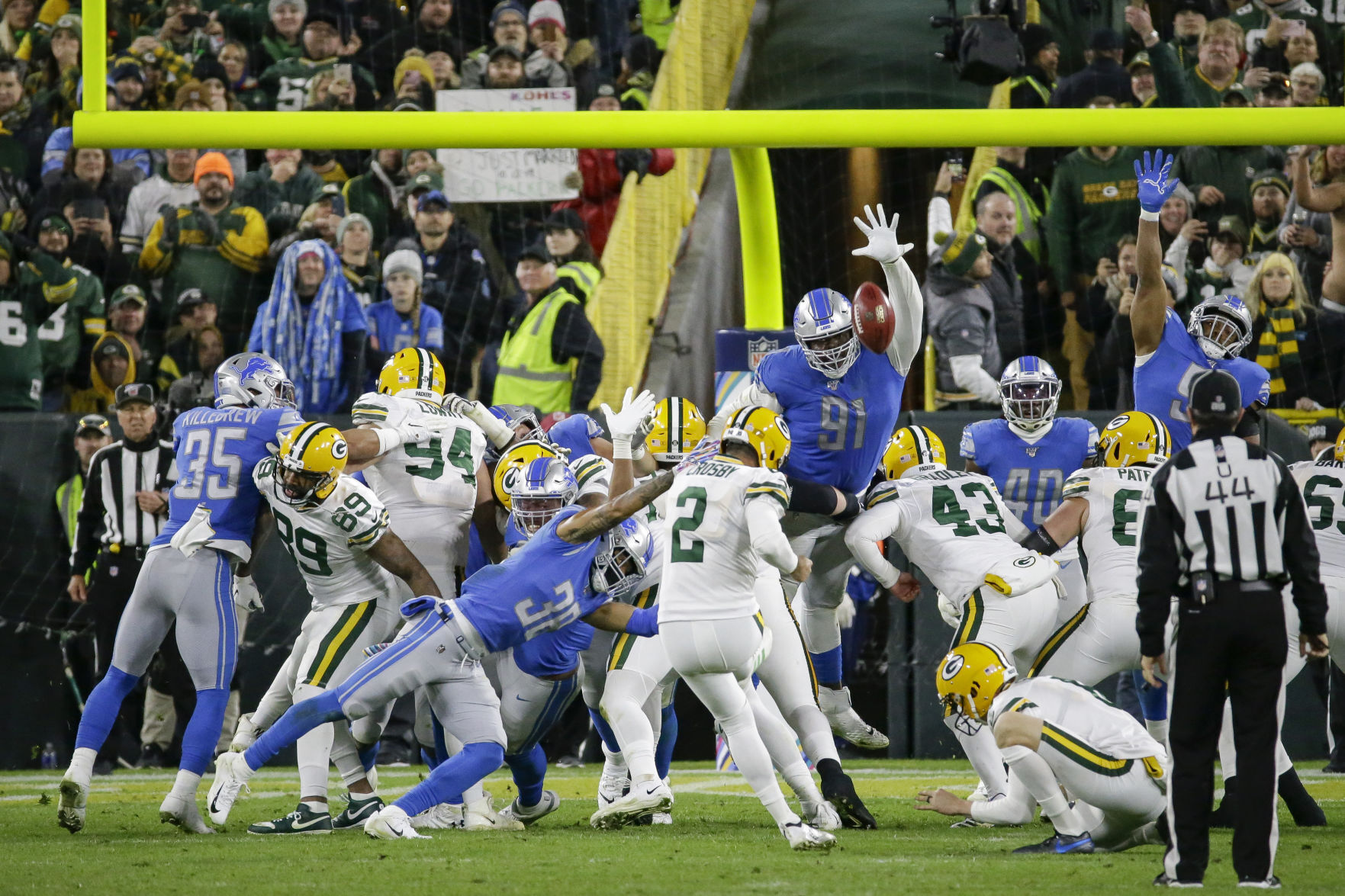 Mason Crosby - Lions Packers